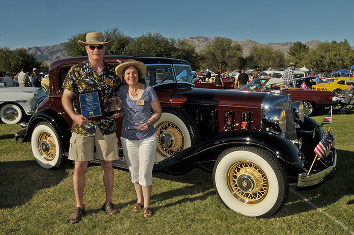 The Rotary Club of Tucson and the Tucson Classics Car Show Award Winners: 2018 Best in Show Kelly Bequette